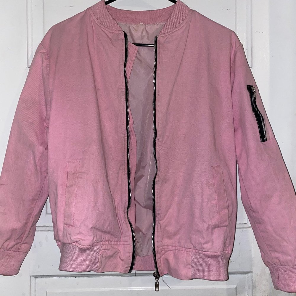 Pink Bomber Jacket